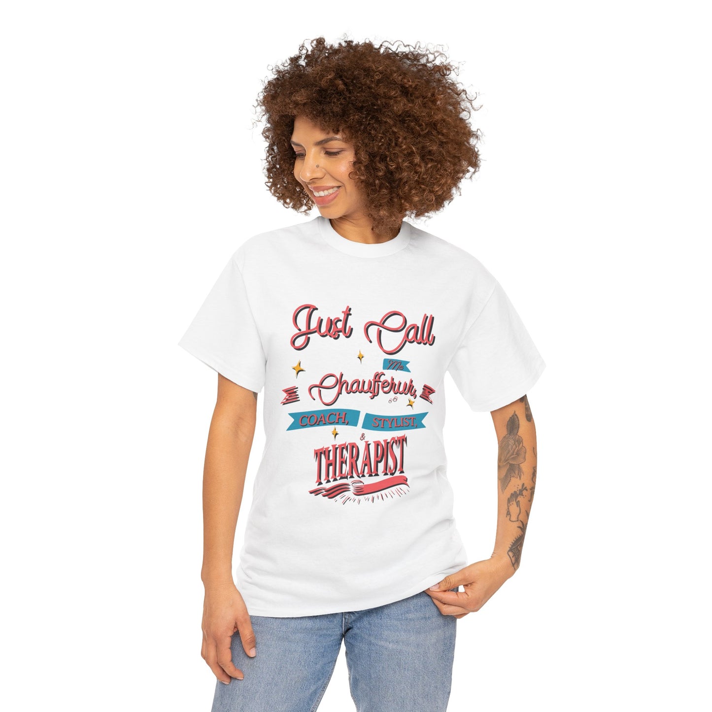 Dance Mom T-Shirt - Chauffeur, Coach, Stylist & Therapist Graphic Tee