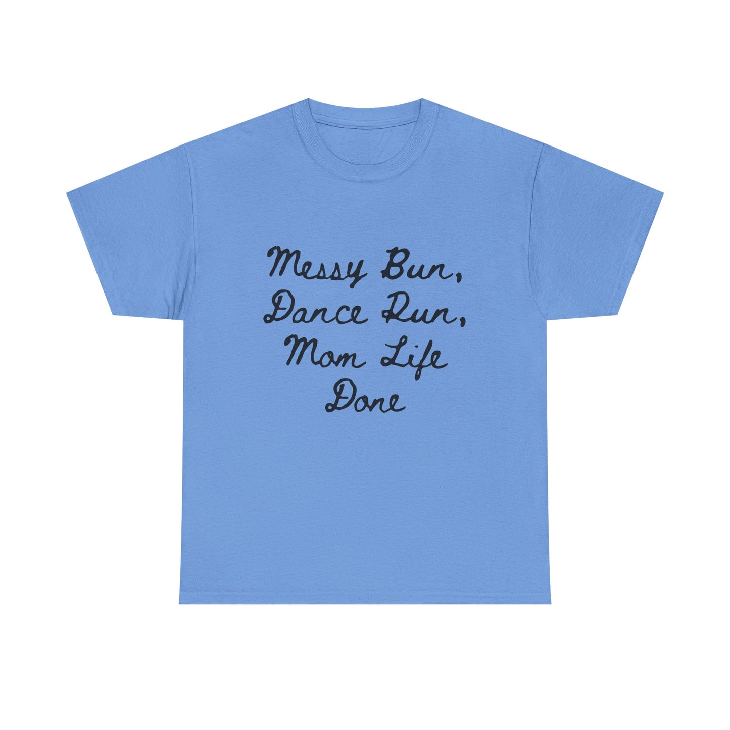 Messy Bun Mom Life Unisex Tee: Funny Graphic Shirt for Mothers, Comfortable Cotton Top Gift