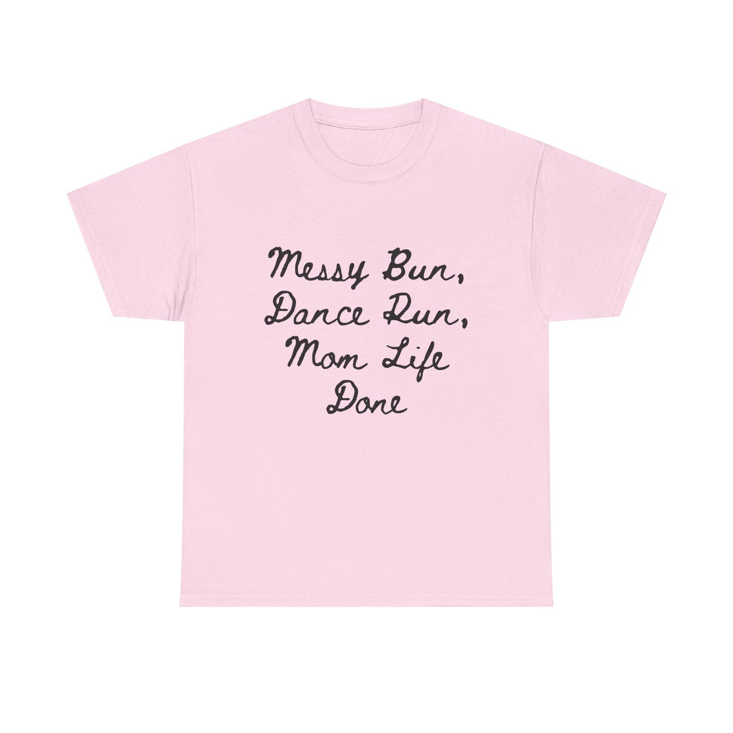 Messy Bun Mom Life Unisex Tee: Funny Graphic Shirt for Mothers, Comfortable Cotton Top Gift