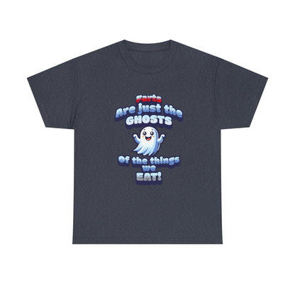 Funny Ghosts Unisex Heavy Cotton Tee - Perfect for Halloween and Casual Wear - dubkelcreations.com