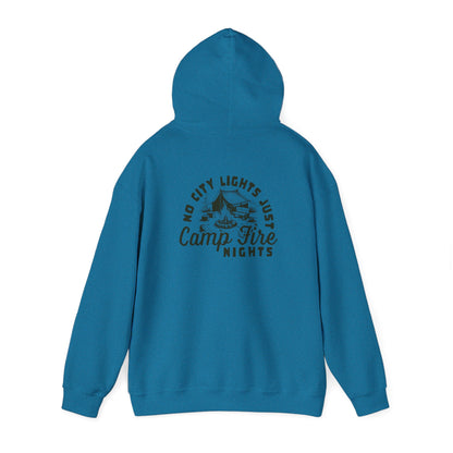 Camp Fire Nights Hooded Sweatshirt - dubkelcreations.com