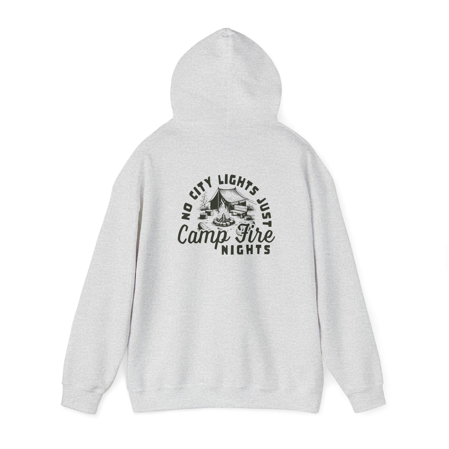 Camp Fire Nights Hooded Sweatshirt - dubkelcreations.com