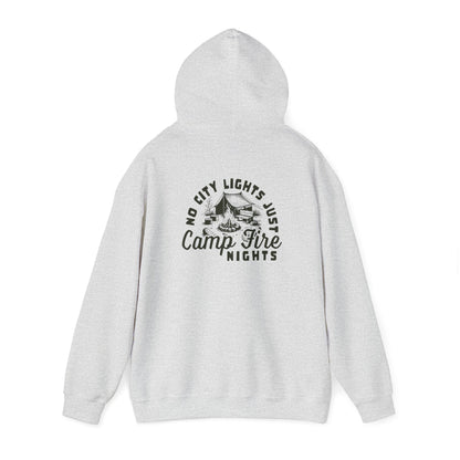 Camp Fire Nights Hooded Sweatshirt - dubkelcreations.com