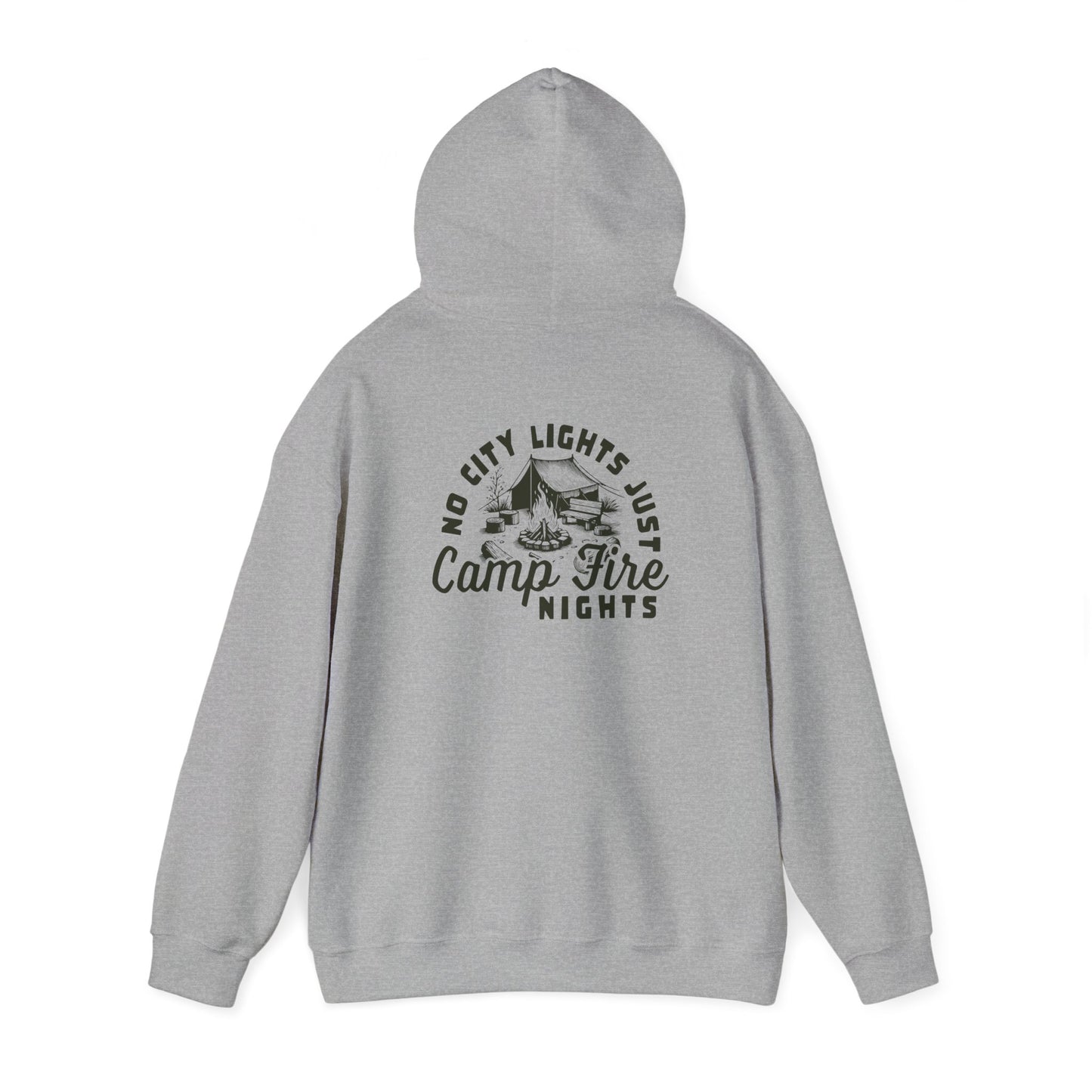 Camp Fire Nights Hooded Sweatshirt - dubkelcreations.com