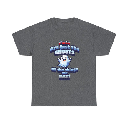 Funny Ghosts Unisex Heavy Cotton Tee - Perfect for Halloween and Casual Wear - dubkelcreations.com