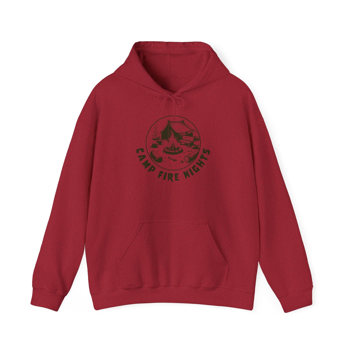 Camp Fire Nights Hooded Sweatshirt - dubkelcreations.com