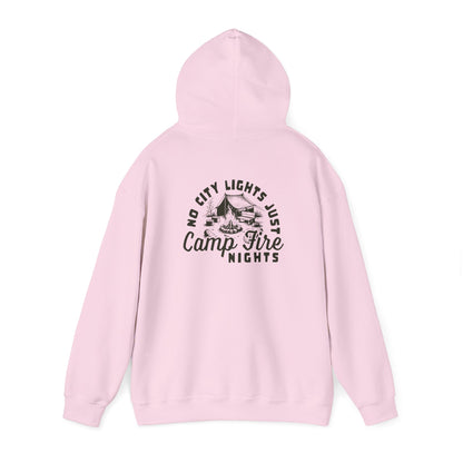 Camp Fire Nights Hooded Sweatshirt - dubkelcreations.com