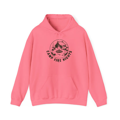 Camp Fire Nights Hooded Sweatshirt - dubkelcreations.com