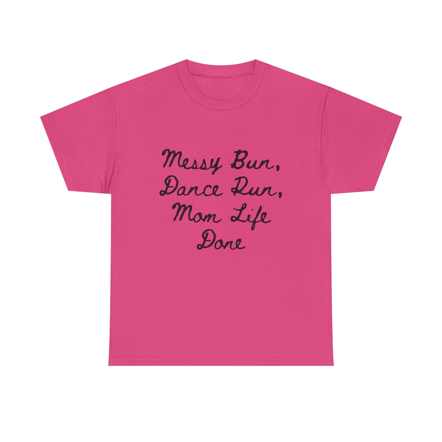 Messy Bun Mom Life Unisex Tee: Funny Graphic Shirt for Mothers, Comfortable Cotton Top Gift