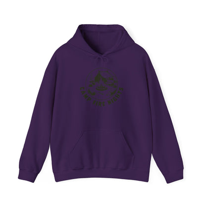 Camp Fire Nights Hooded Sweatshirt - dubkelcreations.com