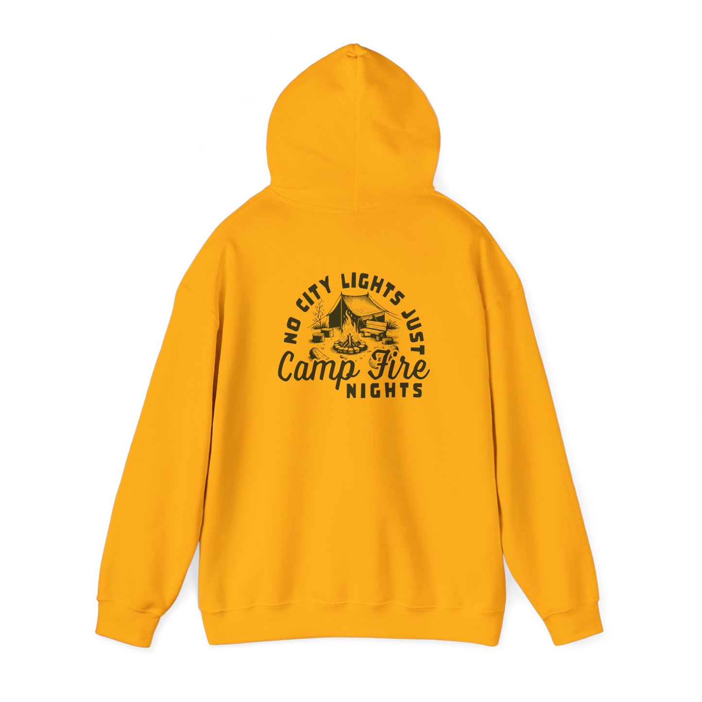 Camp Fire Nights Hooded Sweatshirt - dubkelcreations.com