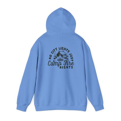 Camp Fire Nights Hooded Sweatshirt - dubkelcreations.com