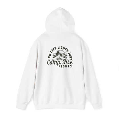 Camp Fire Nights Hooded Sweatshirt - dubkelcreations.com