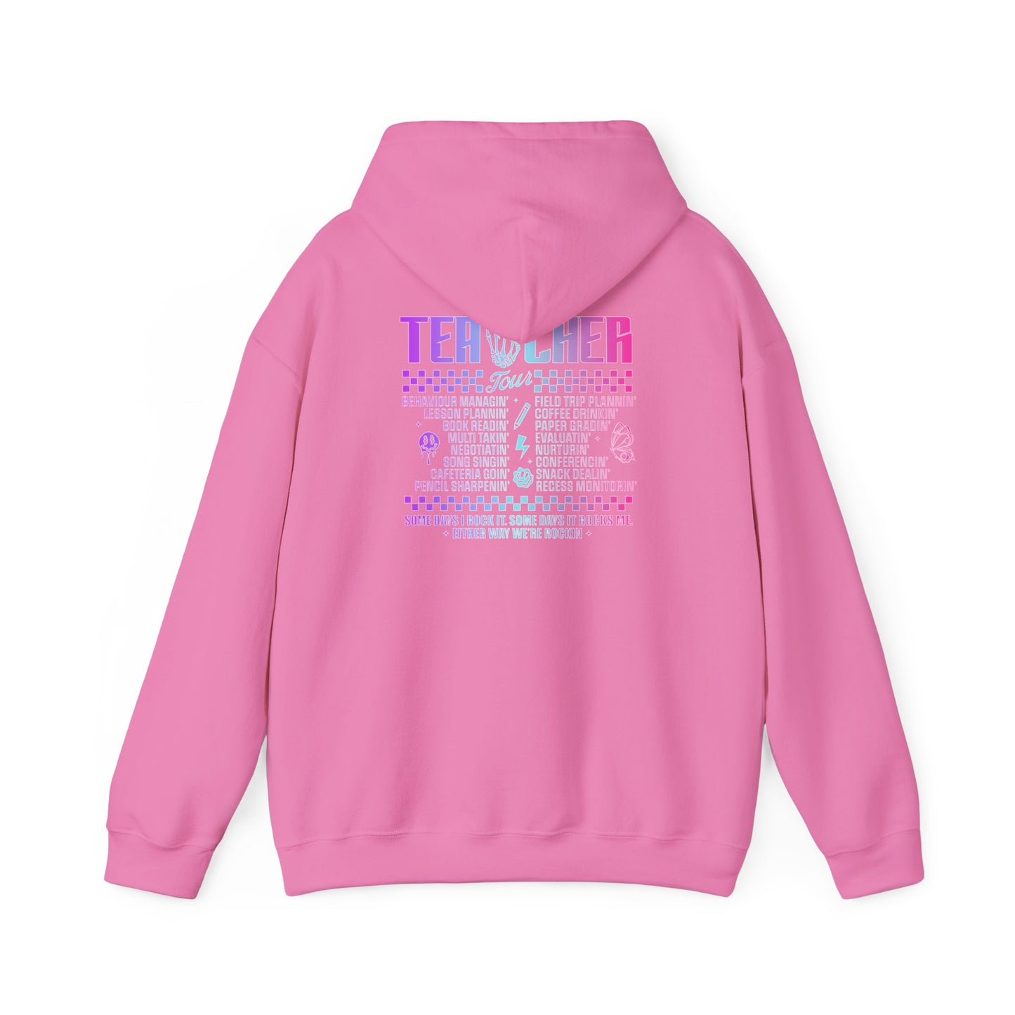 Rockin Teacher Tour Hoodie - Teacher Gift - dubkelcreations.com