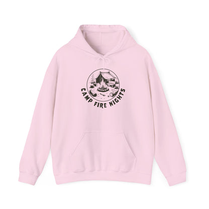 Camp Fire Nights Hooded Sweatshirt - dubkelcreations.com