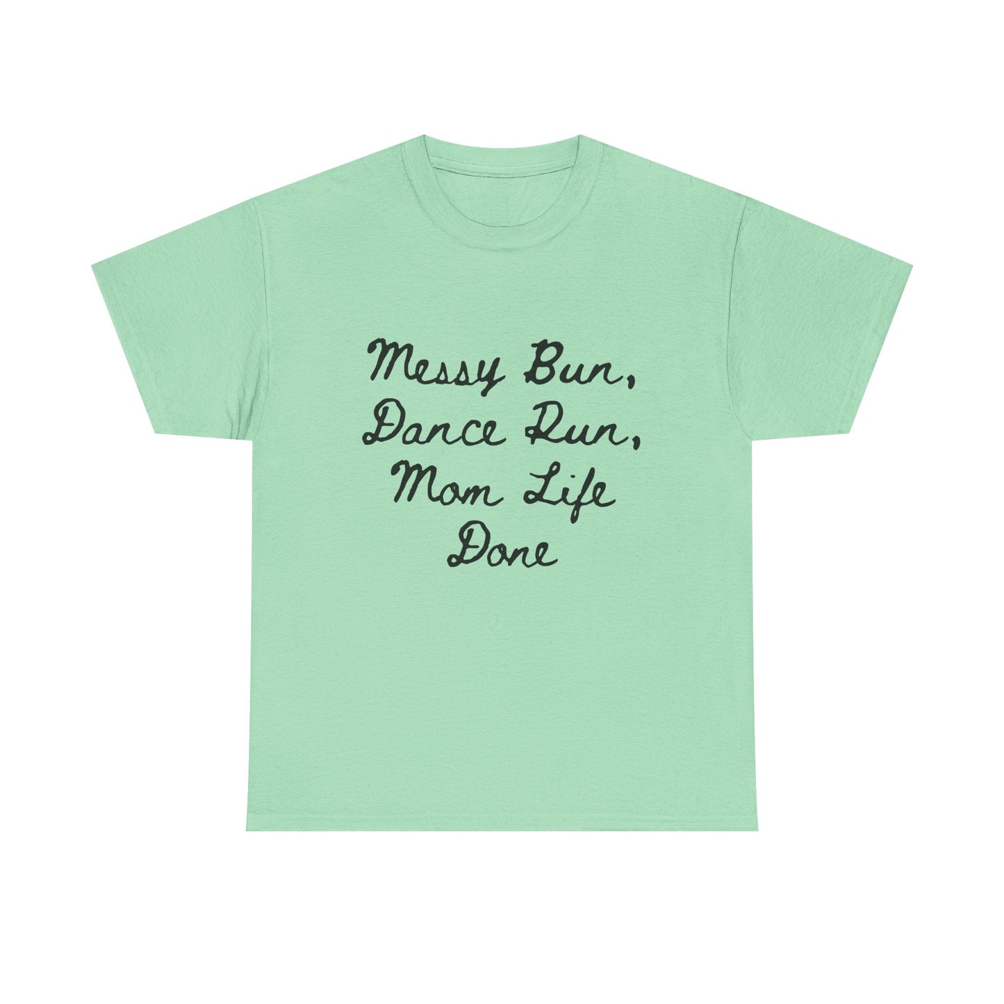 Messy Bun Mom Life Unisex Tee: Funny Graphic Shirt for Mothers, Comfortable Cotton Top Gift