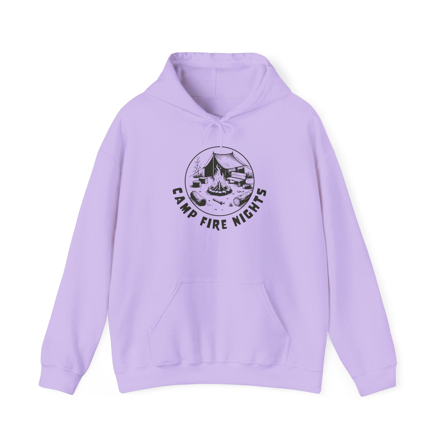 Camp Fire Nights Hooded Sweatshirt - dubkelcreations.com