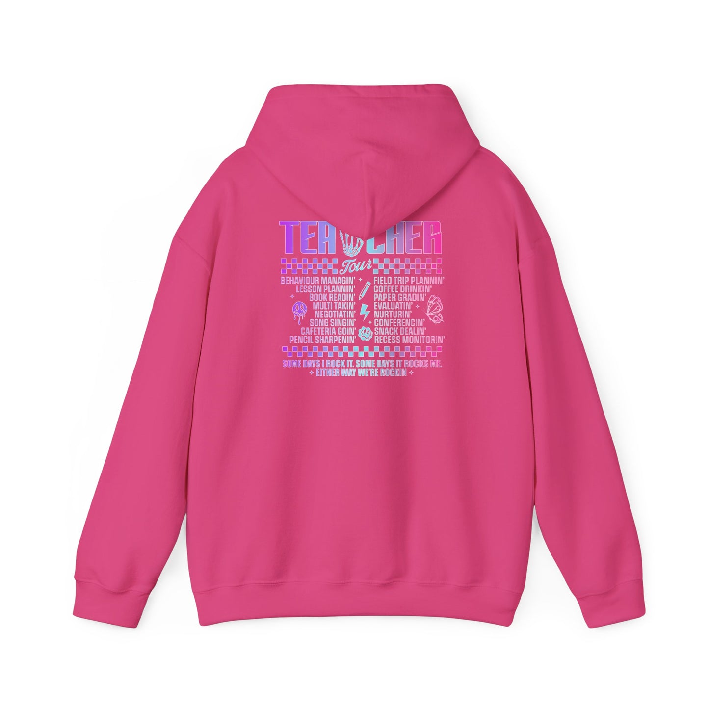 Rockin Teacher Tour Hoodie - Teacher Gift - dubkelcreations.com