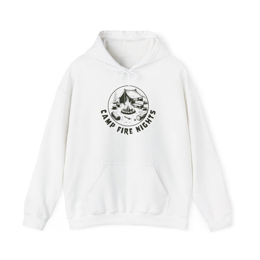 Camp Fire Nights Hooded Sweatshirt - dubkelcreations.com