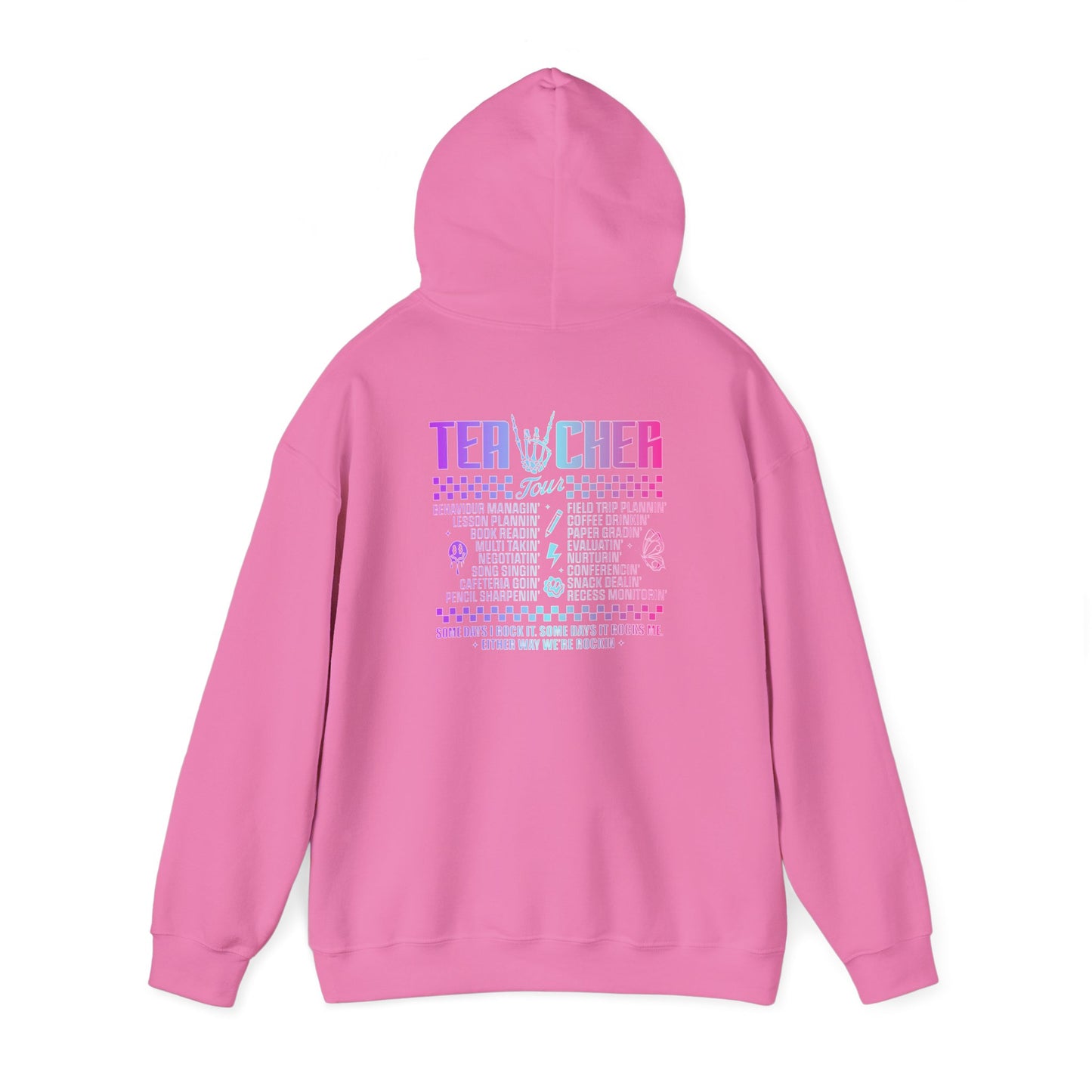 Rockin Teacher Tour Hoodie - Teacher Gift - dubkelcreations.com