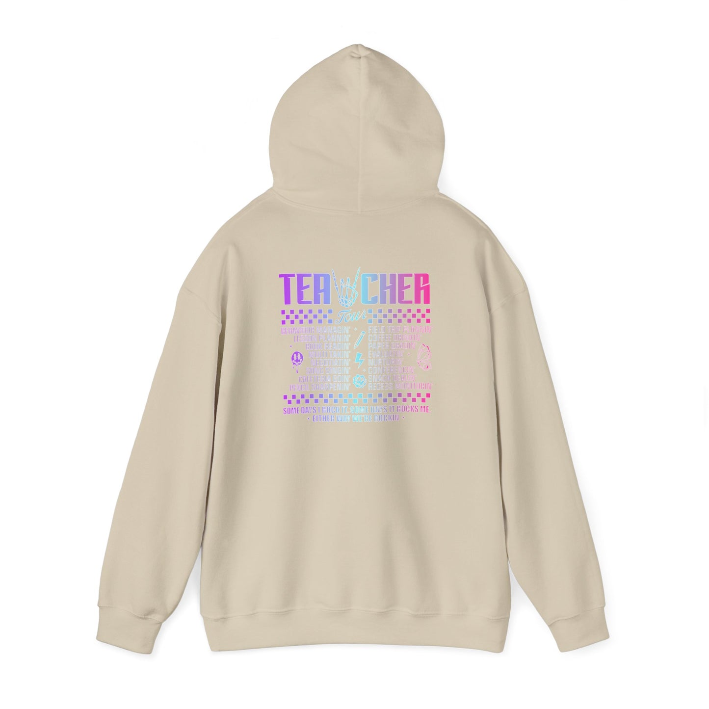 Rockin Teacher Tour Hoodie - Teacher Gift - dubkelcreations.com